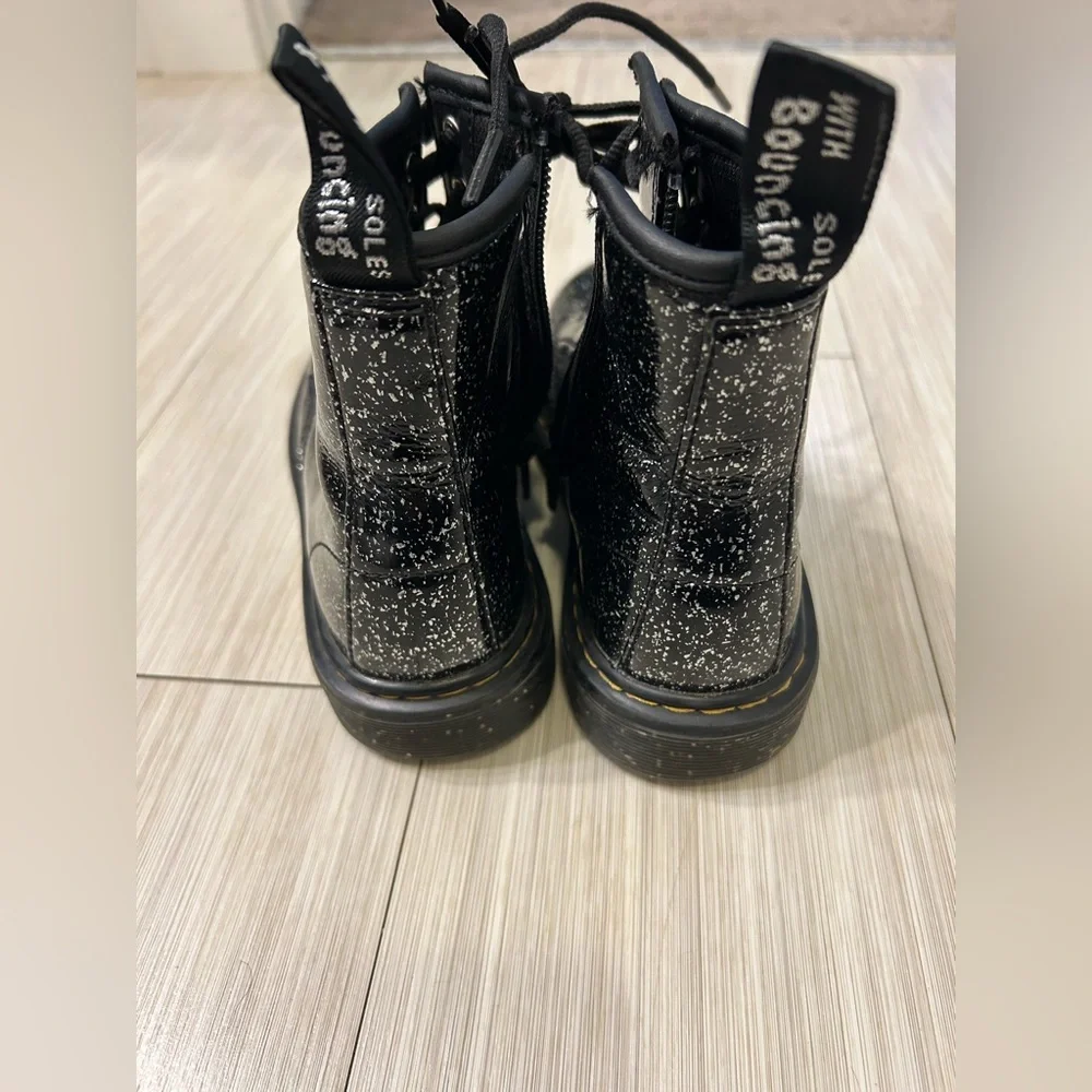 Dr. Martens Junior 1460 Cosmic Glitter Boots (US 2)